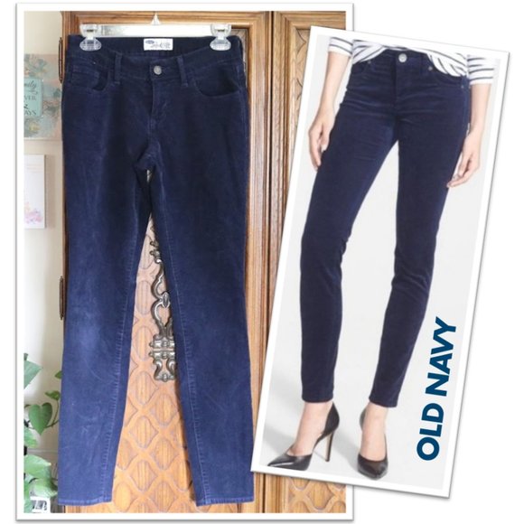 OLD NAVY  Rockstar Super Skinny Corduroy Pants – Navy, Size 4 - Picture 14 of 16